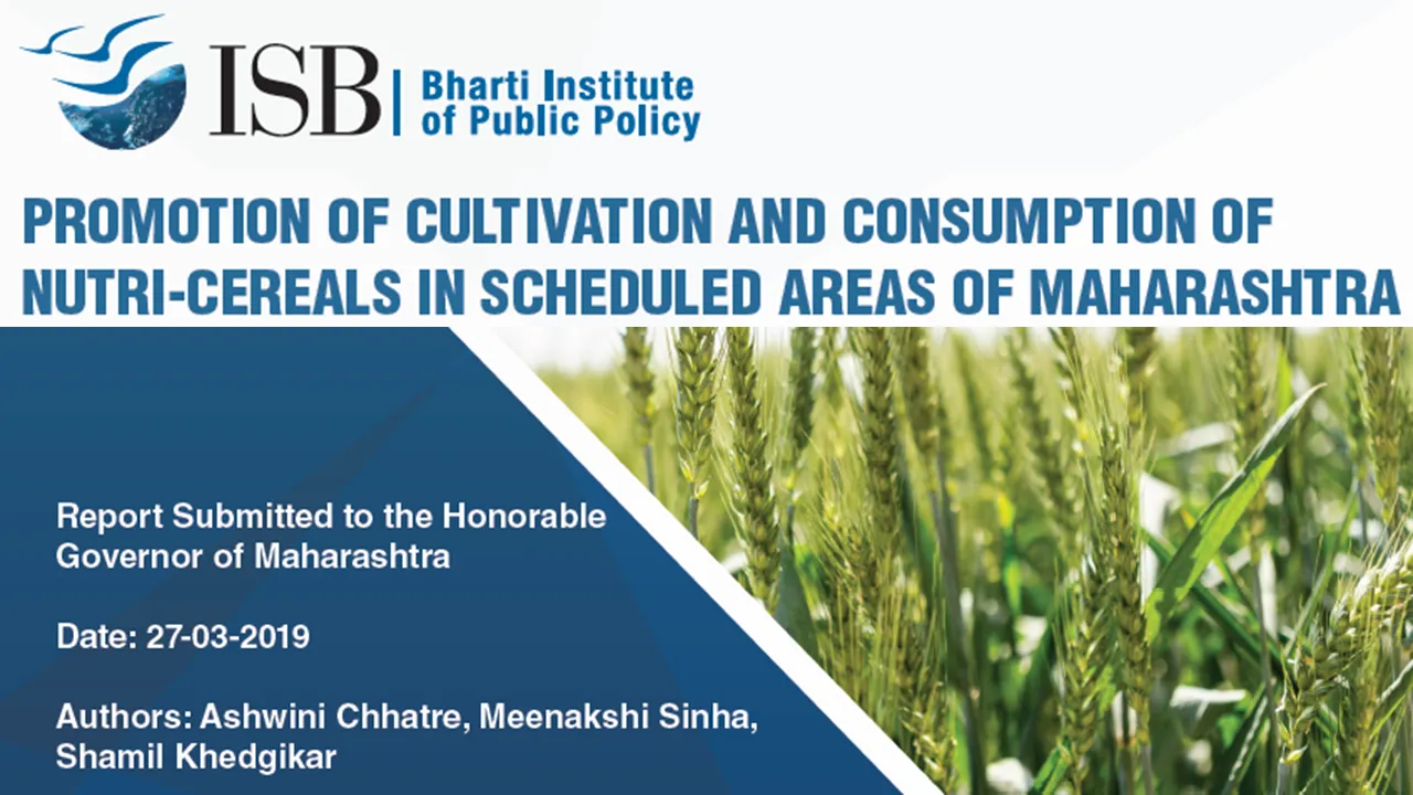 Promoting Cultivation and Consumption of Nutricereals